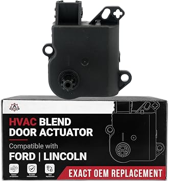 HVAC Air Blend Door Actuator Replaces 604-252, YH1933, DL3Z-19E616-A, Compatible with Ford and Lincoln Vehicles - Flex 2009, F150 2009-2014, Expedition and Navigator 09-17 - Air Door Motor