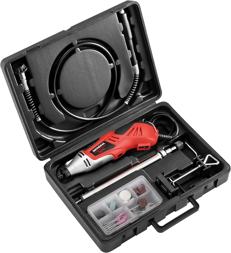 MONDIAL Micro Retífica, Vermelho/Preto, 180W, 220V - FMR-02