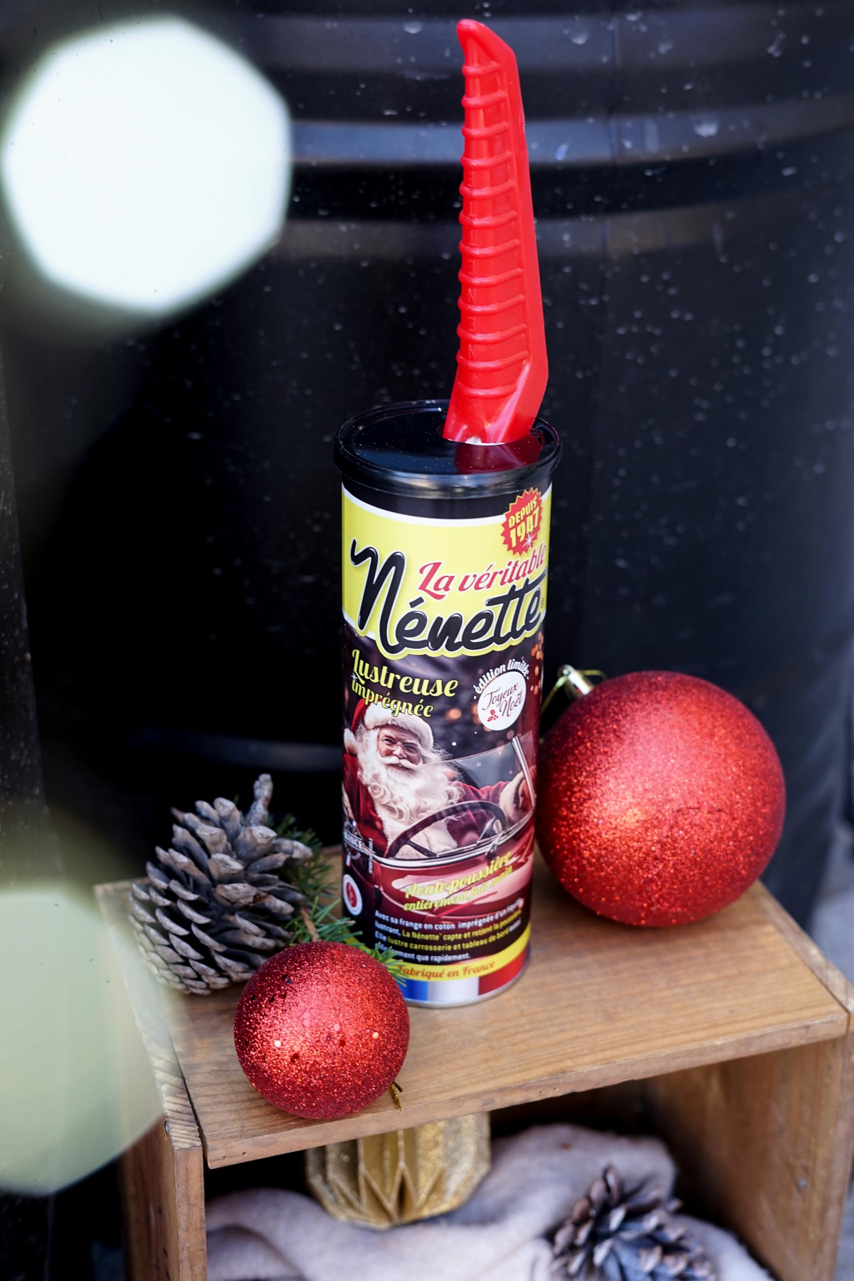 NENETTE - Lustradora impregnada edición limitada Happy NAVIDAD - Hecho a mano en Francia