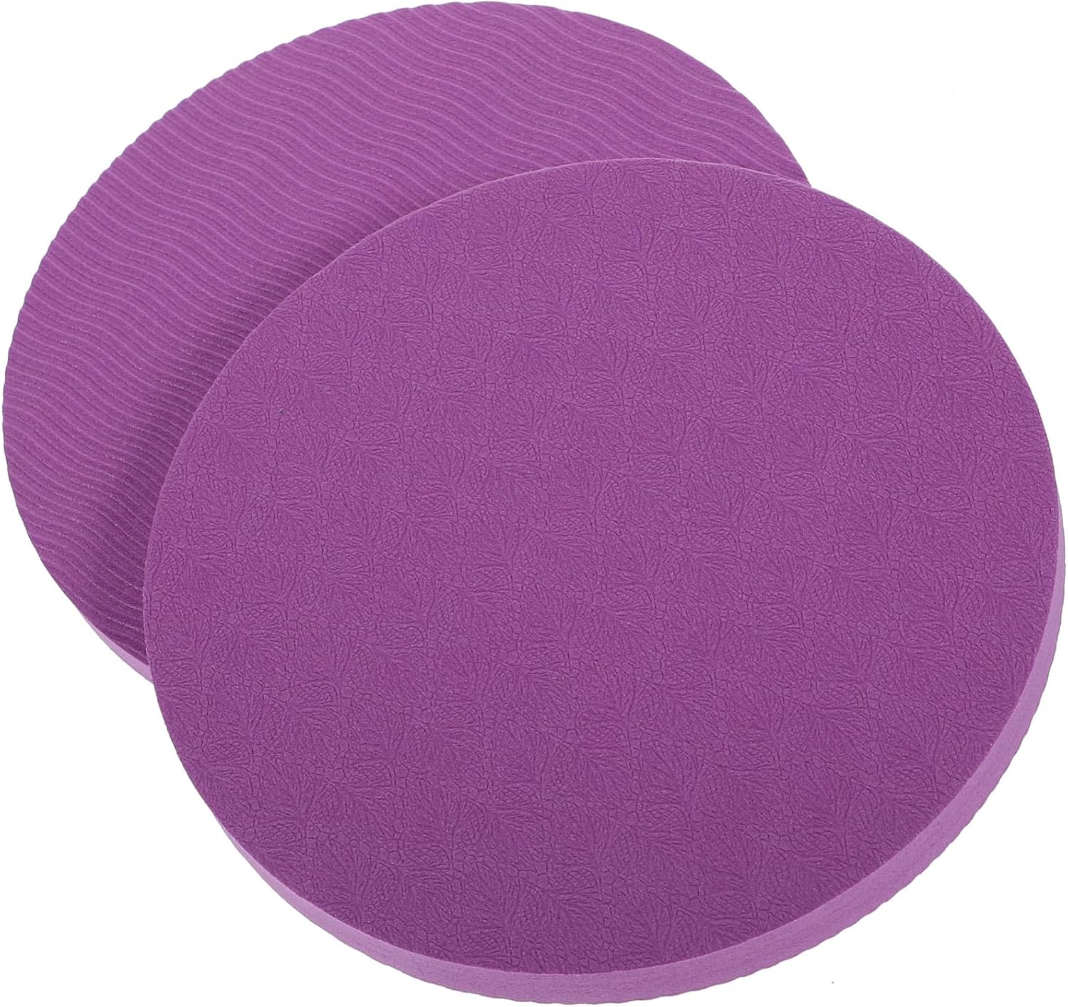 Balacoo 2Pcs Yoga Pads Thick Cushioned Knee Elbow Support Pads for Men Women Non Slip Durable Tpe Exercise Mat for Yoga Kneeling and Fitness