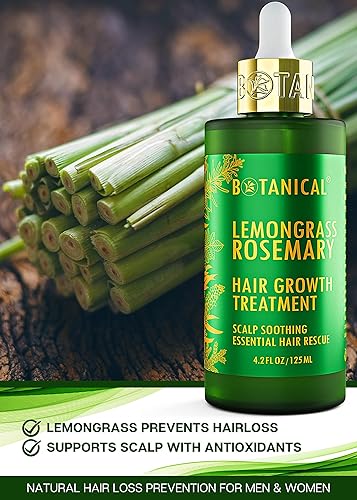 Miniatura 6 de Gran idea de regalo  Juego de aceites para el cabello puros y efectivos de citronela, romero y camelia, té verde, crecimiento botánico del cabello y