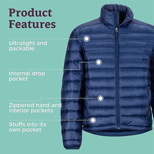Miniatura 4 de MARMOT Chaqueta Zeus para Hombre - Relleno de 700, Aislante, Resistente al Agua, Puffer Ligero