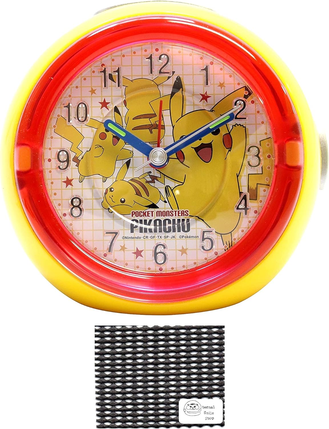 目覚まし時計 アナログ 置き時計 格安 Led クロック 8曲 メロディ 当店オリジナルロゴ入りすべり止めシート 付き すべり止めシート ピカチュウ 時計 2点セット アラーム 目覚まし時計 アナログ 置き時計 格安 Led クロック 8曲 メロディ 当店オリジナルロゴ入りすべり止めシート 付き すべり止めシート ピカチュウ 時計 2点セット アラーム