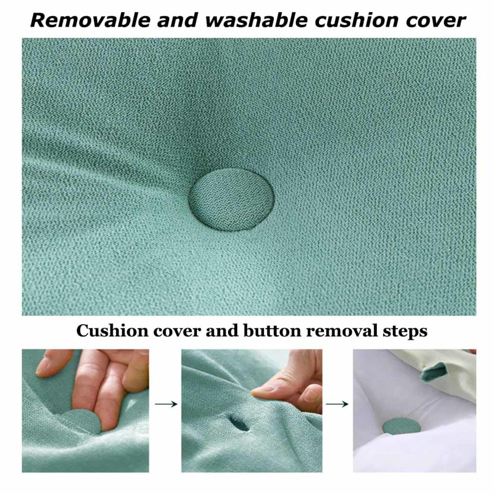Cuscino di supporto per la schiena per letto e divano, cuscino ortopedico lungo con fodera rimovibile, cuscino a cuneo da lettura, supporto per schienale, 60 x 20 x 50 cm