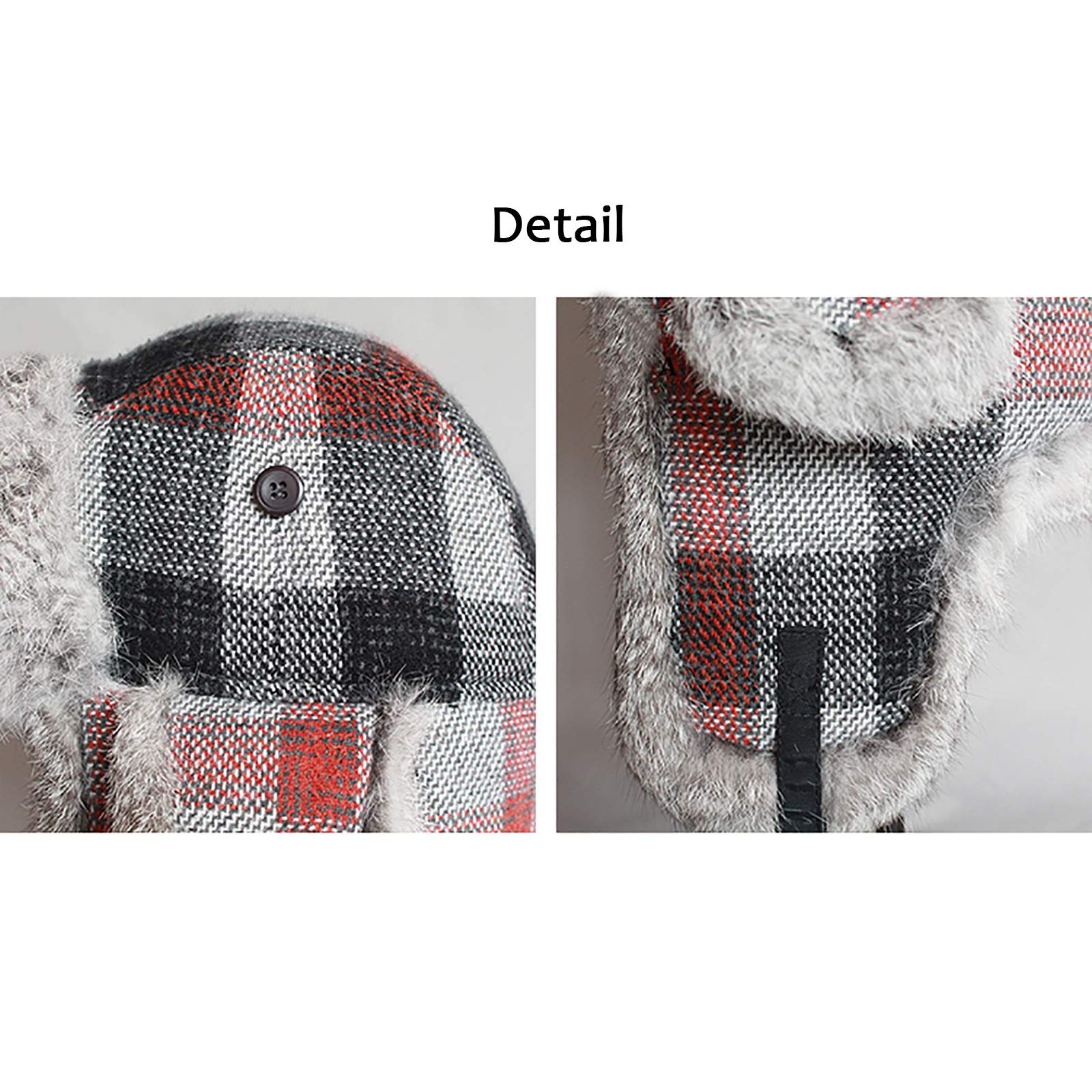 Cappelli invernali, Bomber Cappello Aviatore Bomber Capper Hat Capper Berretto pilota spesso Tenere caldo inverno per skate ski