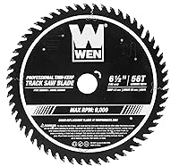 Vista 7 de WEN BL6525 Hoja de sierra profesional de pista de 6.5 pulgadas y 24 dientes con punta de carburo delgado con revestimiento de PTFE