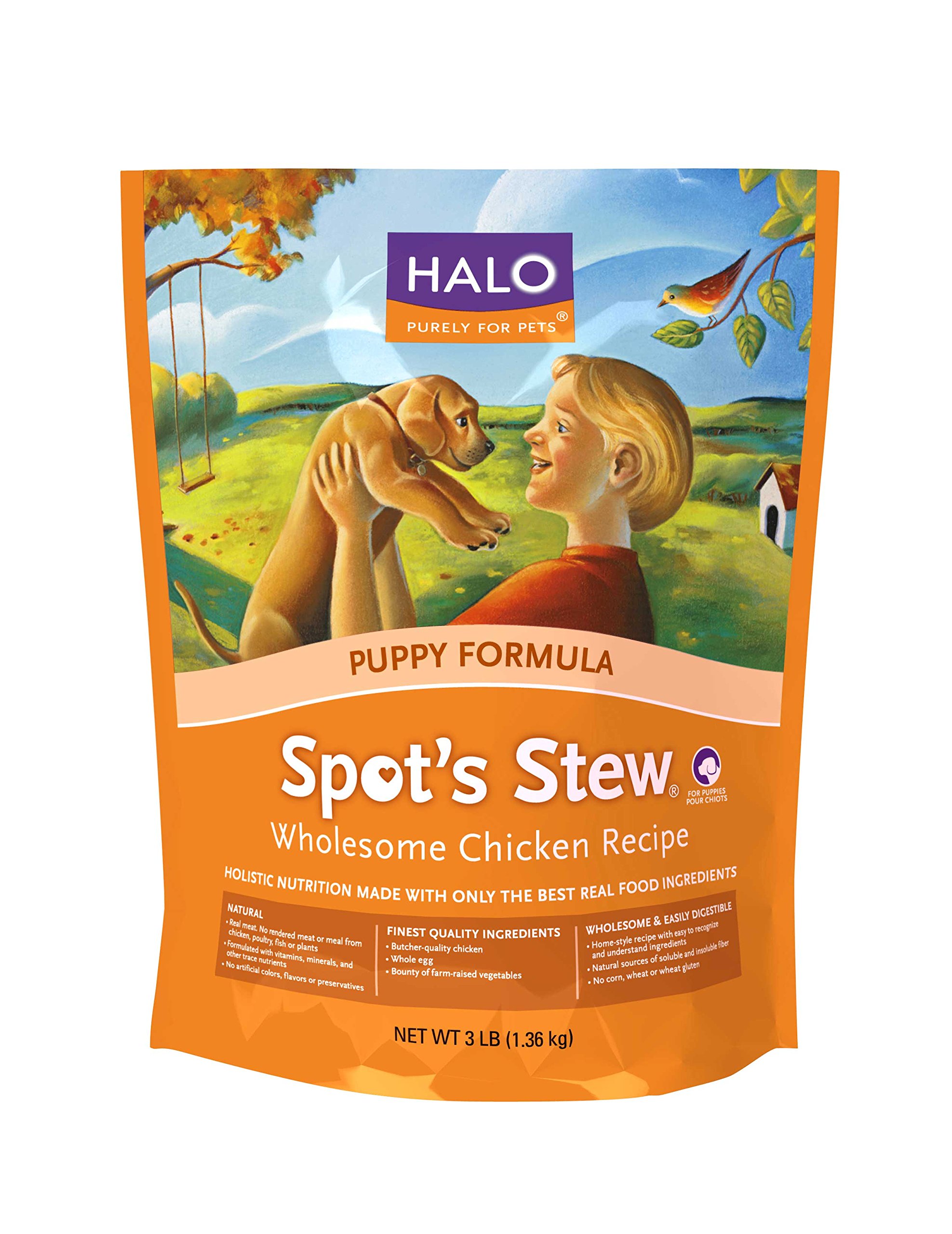 Buy Halo Spot’S Stew Holistic Dry Puppy Food, Wholesome Chicken, 3 Lb