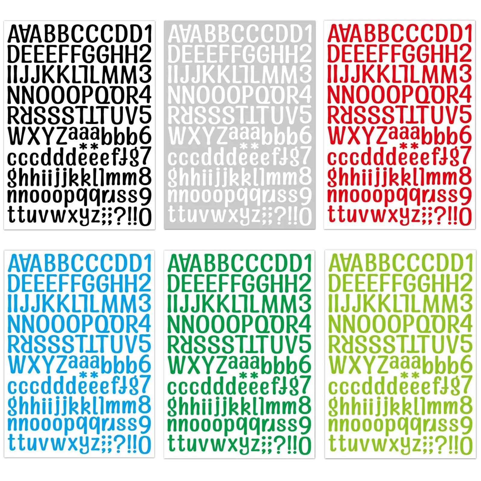 Amazon.co.jp: アルファベット シール 数字シール 大文字 ステッカー メールボックス用メールボックスナンバーステッカー  ネームプレート/日記 手帳素材/キッチン/ドア/ロッカー/アドレス/DIY 装飾用 ラベルシール (A(6色 6枚セット)) : おもちゃ