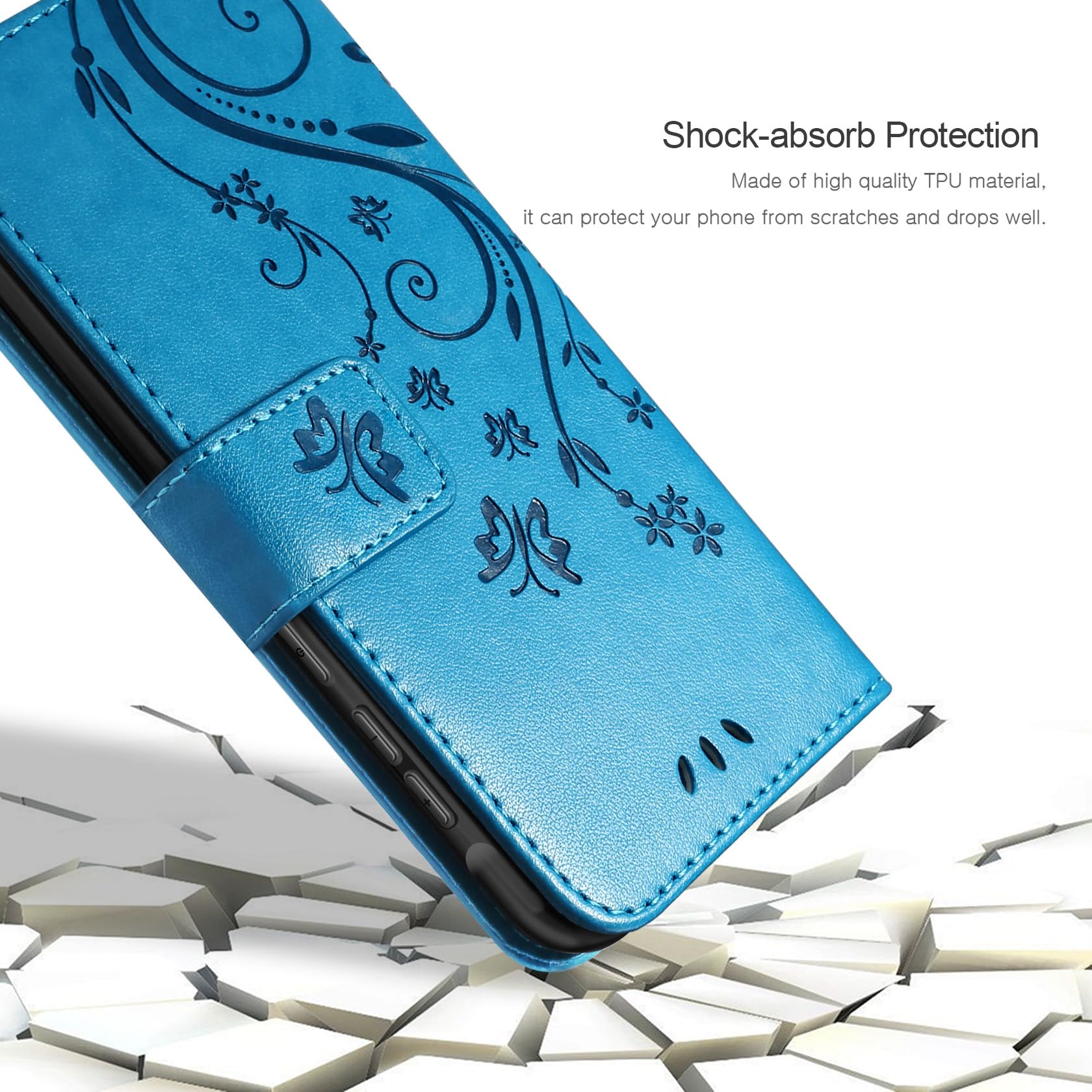 AROYI Etui kompatybilne z Samsung Galaxy A36 5G, etui z portfelem, skóra PU, z przegródkami na karty, składany stojak, magnetyczna ochrona etui z klapką, pasuje do telefonu Samsung Galaxy A36 5G