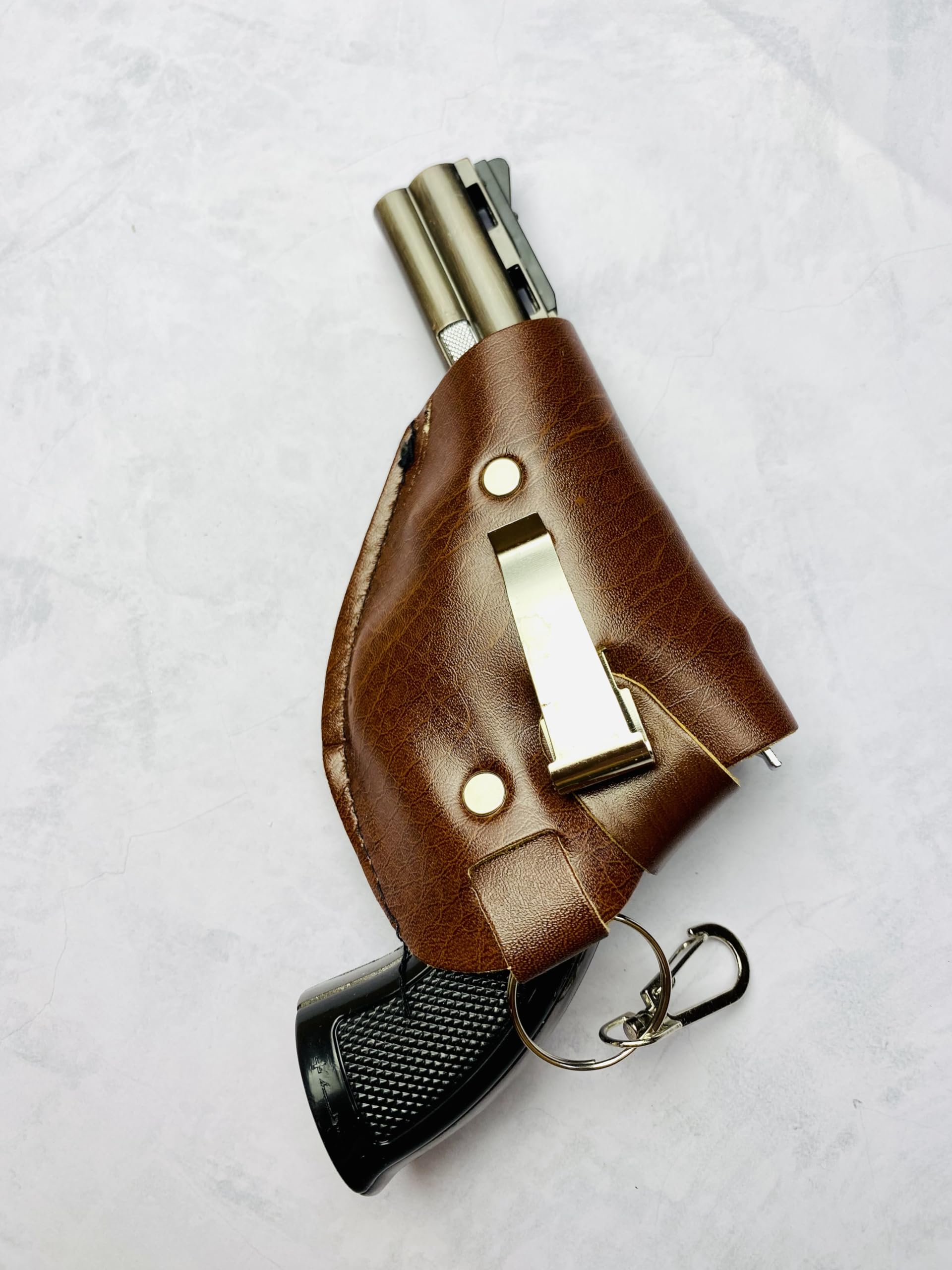 Amazon.co.jp: ピストルライターリボルバー型ターボライター拳銃型 
