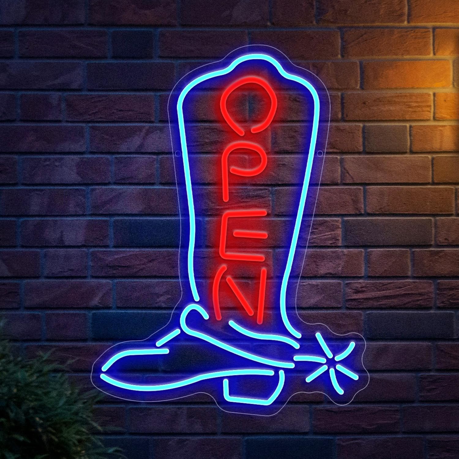 Cowgirl Boots Store Neon Sign For Business Wall Decor, Usb Powered Neon Dimmable Lights For Game Room Office Bar Pub Club Man Cave Decoration Art Aesthetic Shop Window Welcome Sign（15.7 X 11.8 In）
