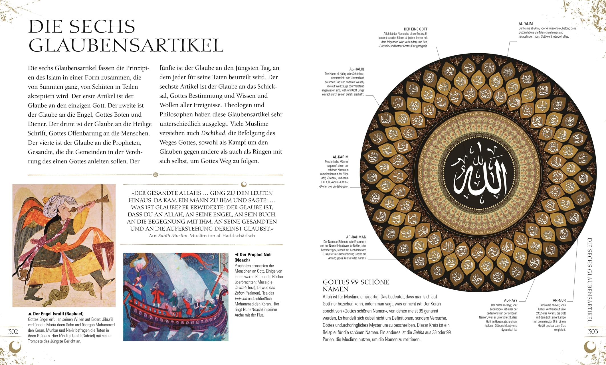 Religionen der Welt: Geschichte, Schriften, Traditionen. Hochwertige Ausstattung mit Goldfolie und über 600 Abbildungen.