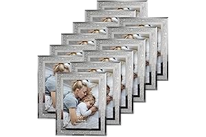 HORLIMER Pack of 12 - 5x7 Diamond Picture Frames