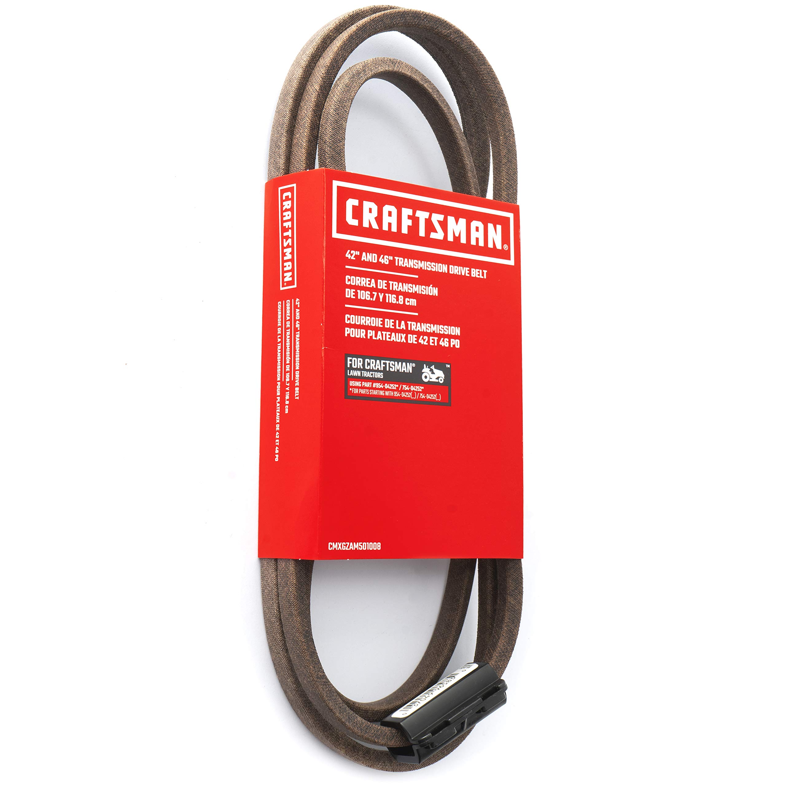 Craftsman CMXGZAM501008 - Correa de transmisión para cortacésped de 42 pulgadas