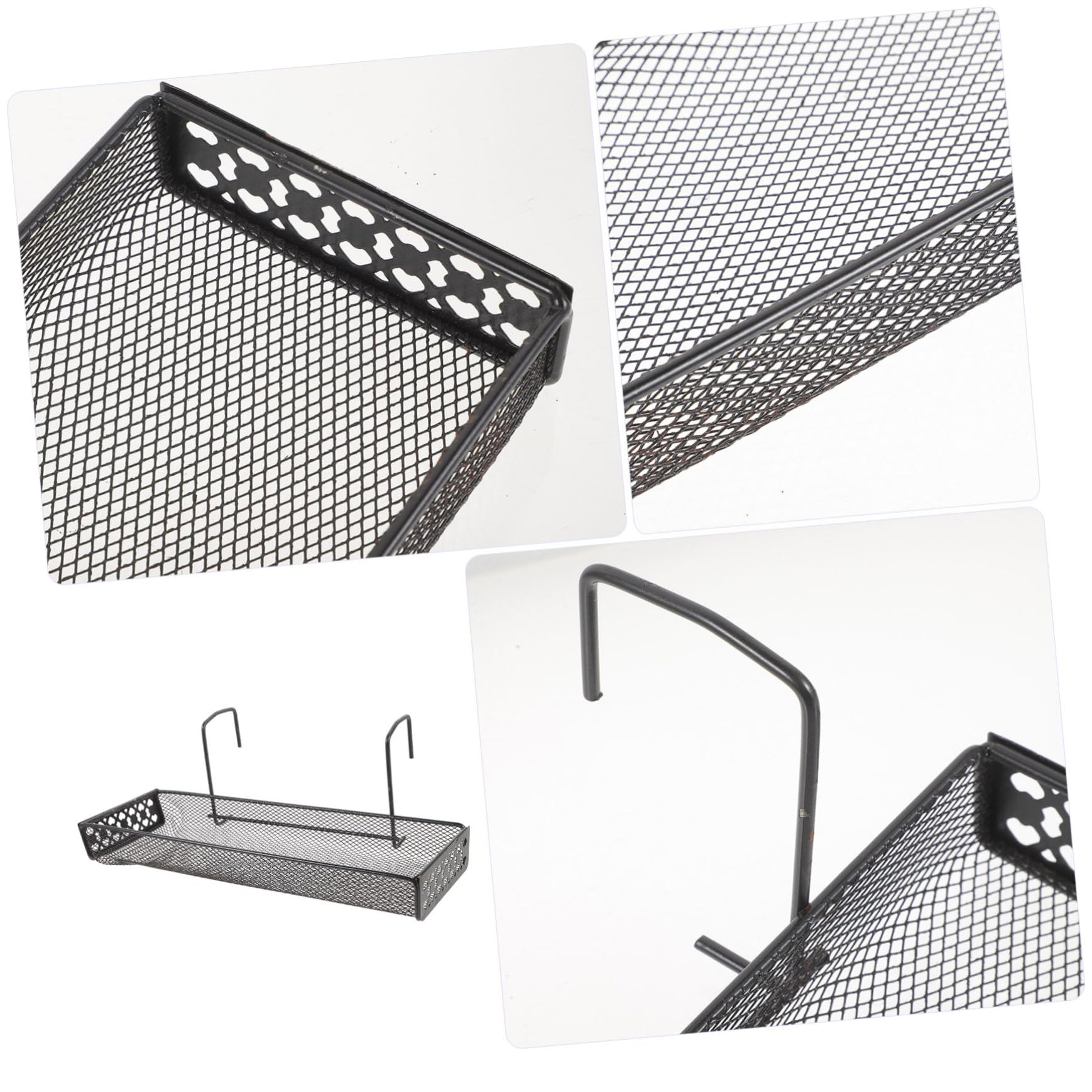 Garneck Corner Shelf Balcony Planters Hanging Rack Outdoor Plant Holder Balcony Storage Rack for Plants Outdoor