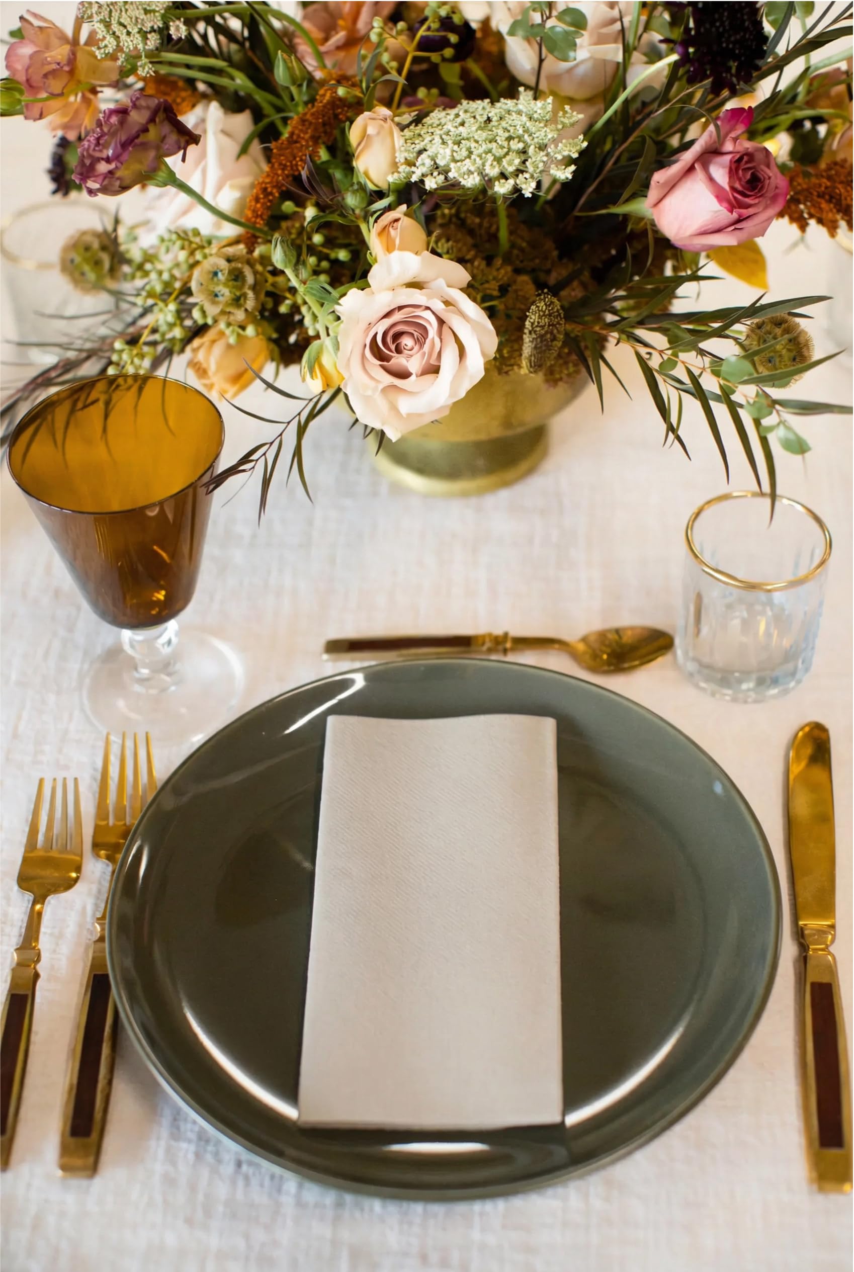 Servilletas de papel American Homstead, de 40 x 40 cm, ecológicas y ecológicas, ideales para recepción de fiestas o bodas. Compost grueso absorbente bio y reciclaje (plata)