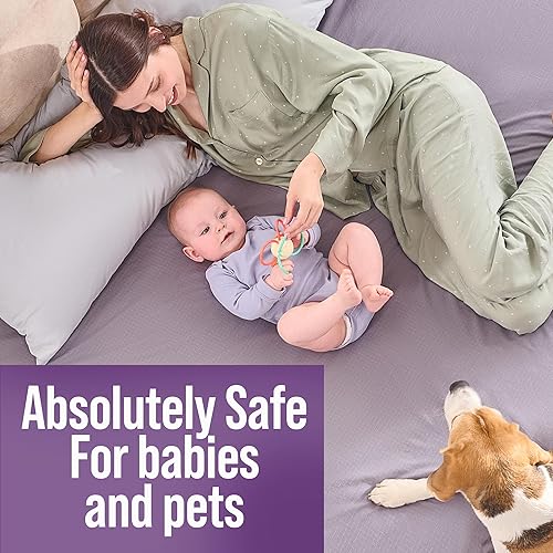 Miniatura 3 de Earth Grounding Sábanas tamaño Queen con 12% fibra de plata, 4% seda y 84% algodón, color gris, sábana bajera conductora para un mejor sueño