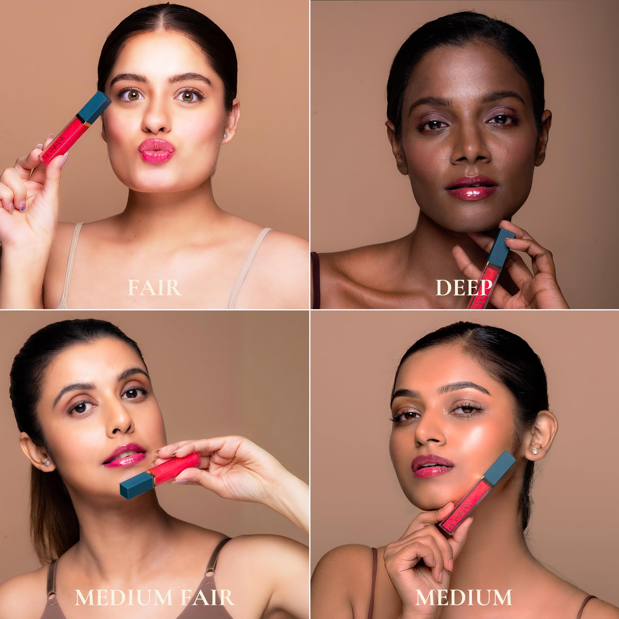 Glambank Lipstick & Lip Oil Combo – Airvelour Crème Matte ‘Wednesday’ (Deep Mauve) + Hydragloss Lip Treatment Oil ‘Moonlight’ (Pink Tint) | Long-Lasting, Hydrating, Vegan, Smudge-Proof Lip Duo 4