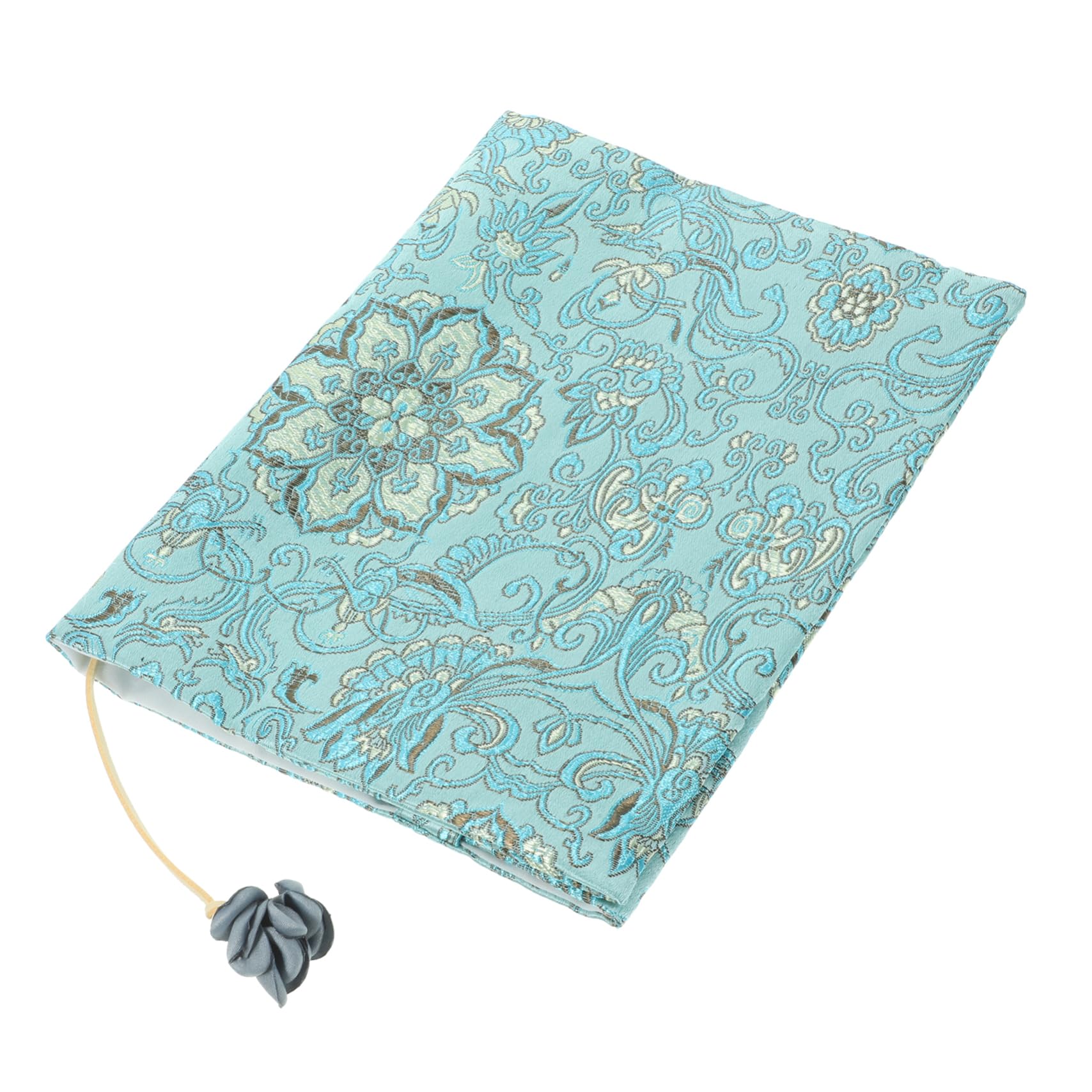 OSALADI 3 Pièces Couverture de livre en tissu dur manche de livre lumière housses de protection de livres couvertures de livres et accessoires de Light Green