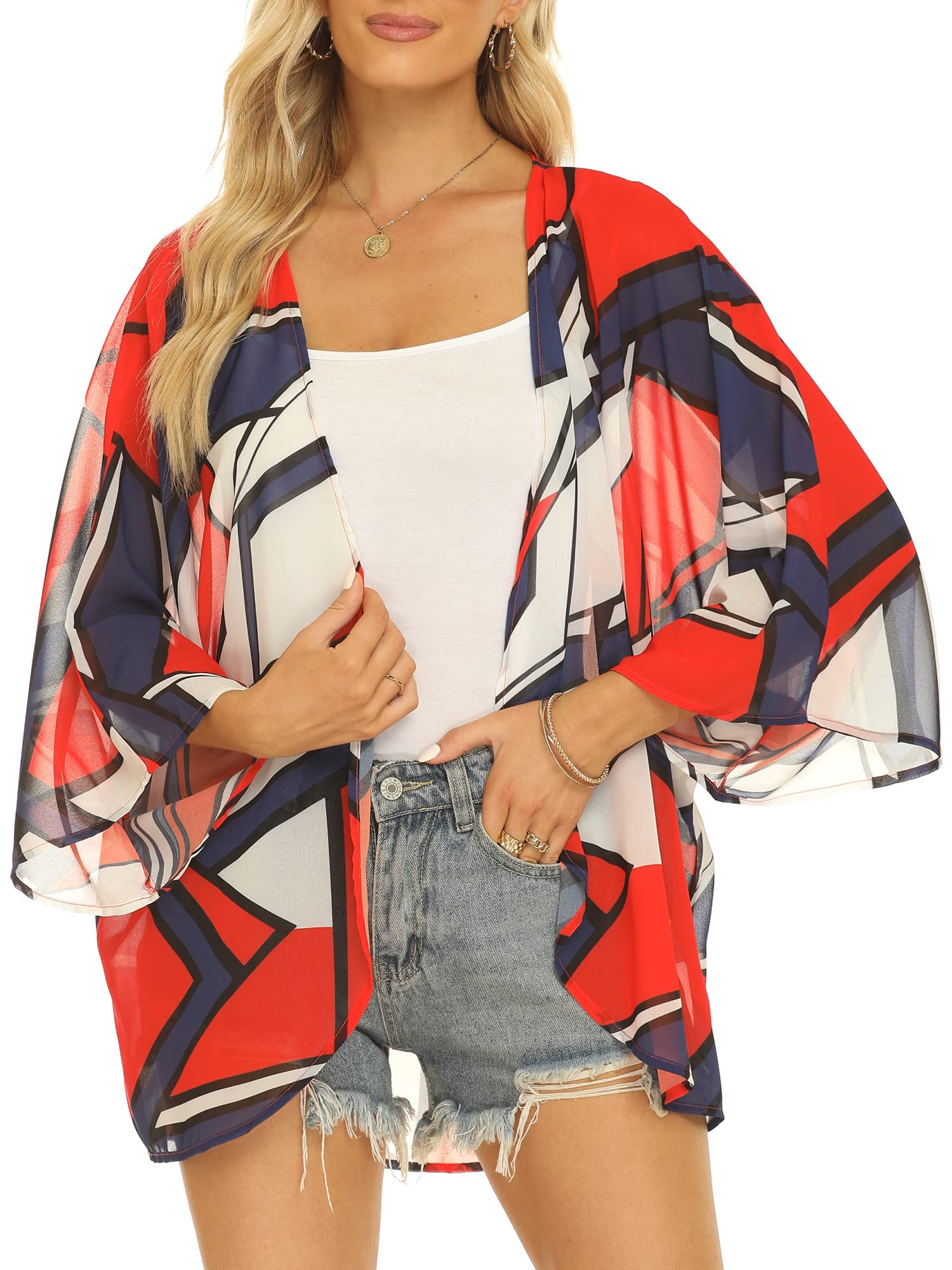 Chunoy Luźna turecka sukienka dla kobiet, luźna, lekka, oversize, kaftan, sukienka plażowa, sukienka maxi, Blok kolorów, XXL