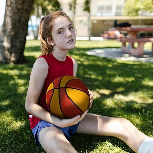 Miniatura 38 de Balón de baloncesto de goma oficial para interiores y exteriores, para hombres, tamaño 3/4/5/6/7 para niños, jóvenes, adolescentes, niños y niñas,