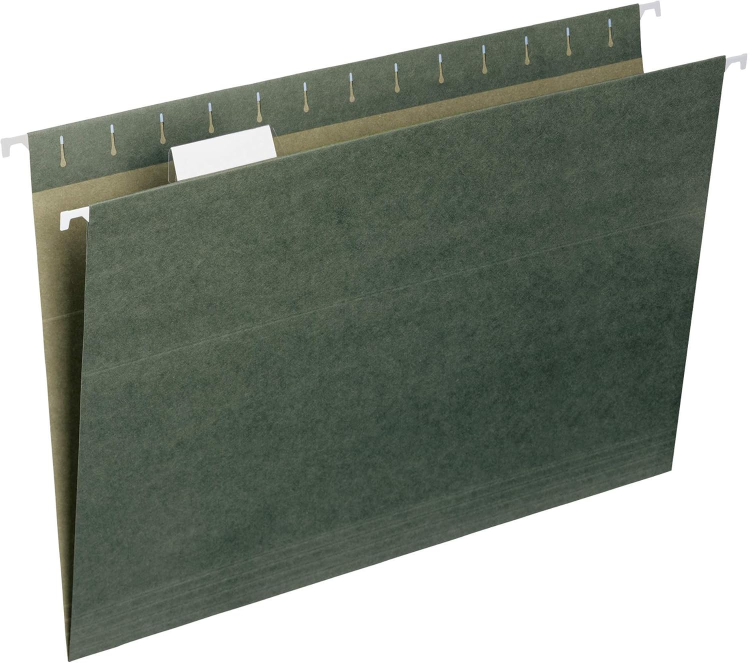 Smead Hanging File Folders for Documents, with 1/5-Cut Tabs, Legal Size, File Organizer for Filing Cabinets, Legal and Office Supplies, Standard Green, 25 Pack (64155)