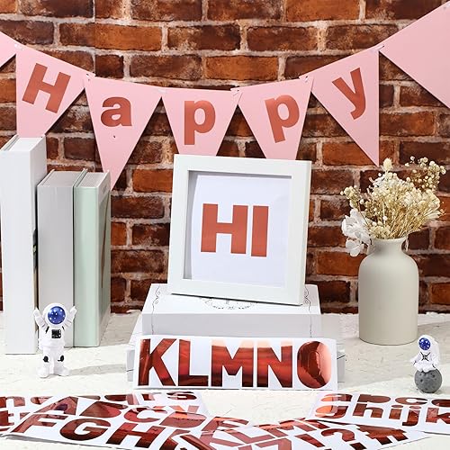 Miniatura 5 de 232 piezas de 24 hojas de calcomanías de letras grandes, letras grandes del alfabeto, letras y números, autoadhesivas, kit de números de letras para