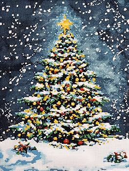 Amazon | クリスマス クロスステッチキット、クリスマスツリー