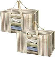 Vista 50 de BALEINE - Paquete de 8 bolsas de mudanza extragrandes, con asas reforzadas, bolsa de almacenamiento resistente para ropa, suministros de mudanza