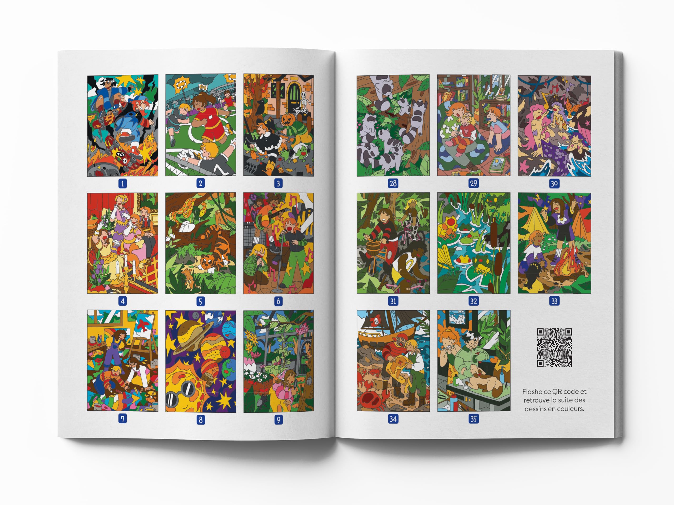 Mes 300 coloriages au numéro: Avec 1 crayon multi-mines offert