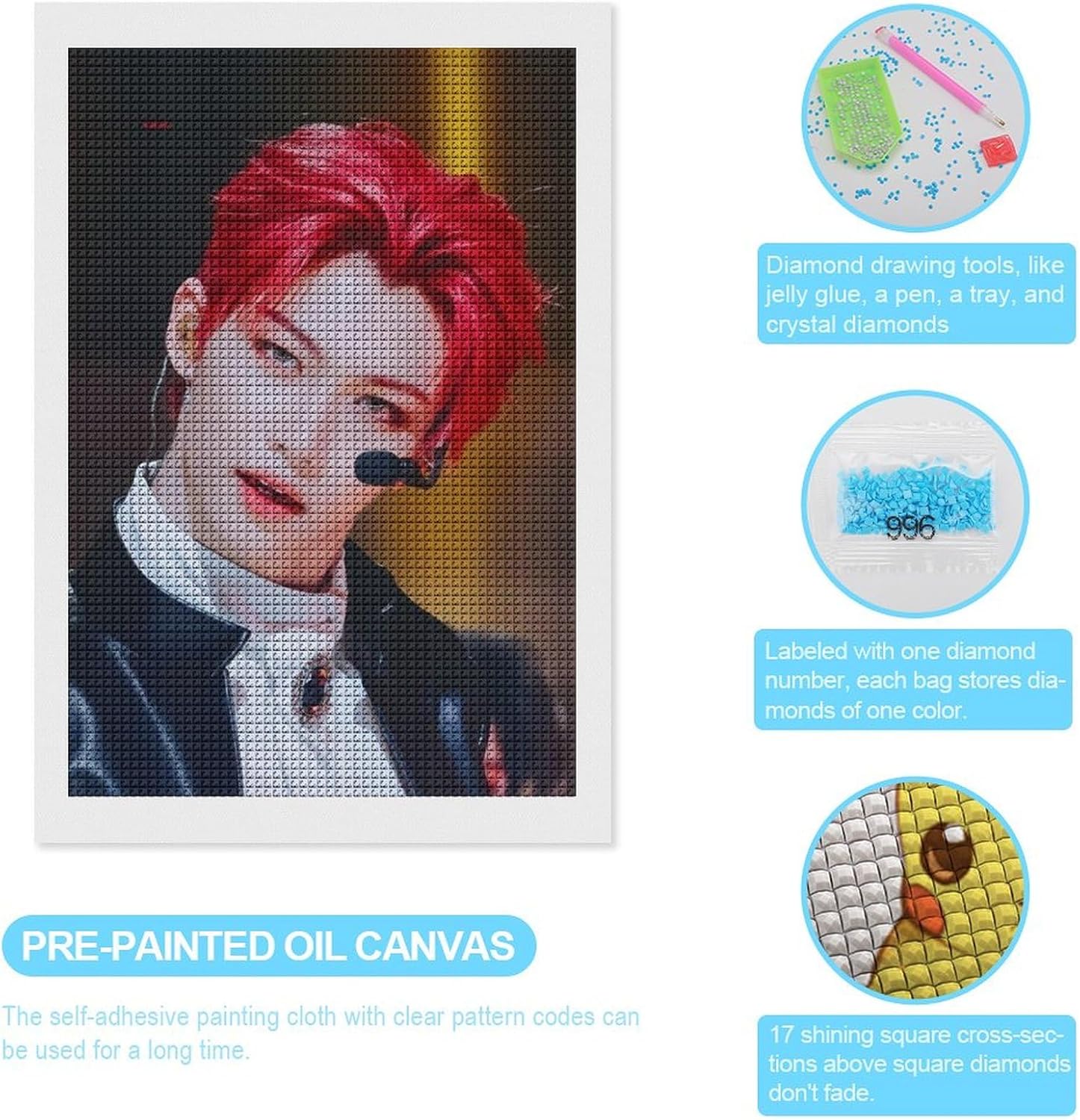 Stray Kids Bang Chan 5D Diamond Painting Kit Home France Ubuy