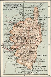 ART.COM Wall Art Print Plate 18. Inset Map of Corsica (Corse). Europe by Encyclopaedia Britannica, 16" x 24"