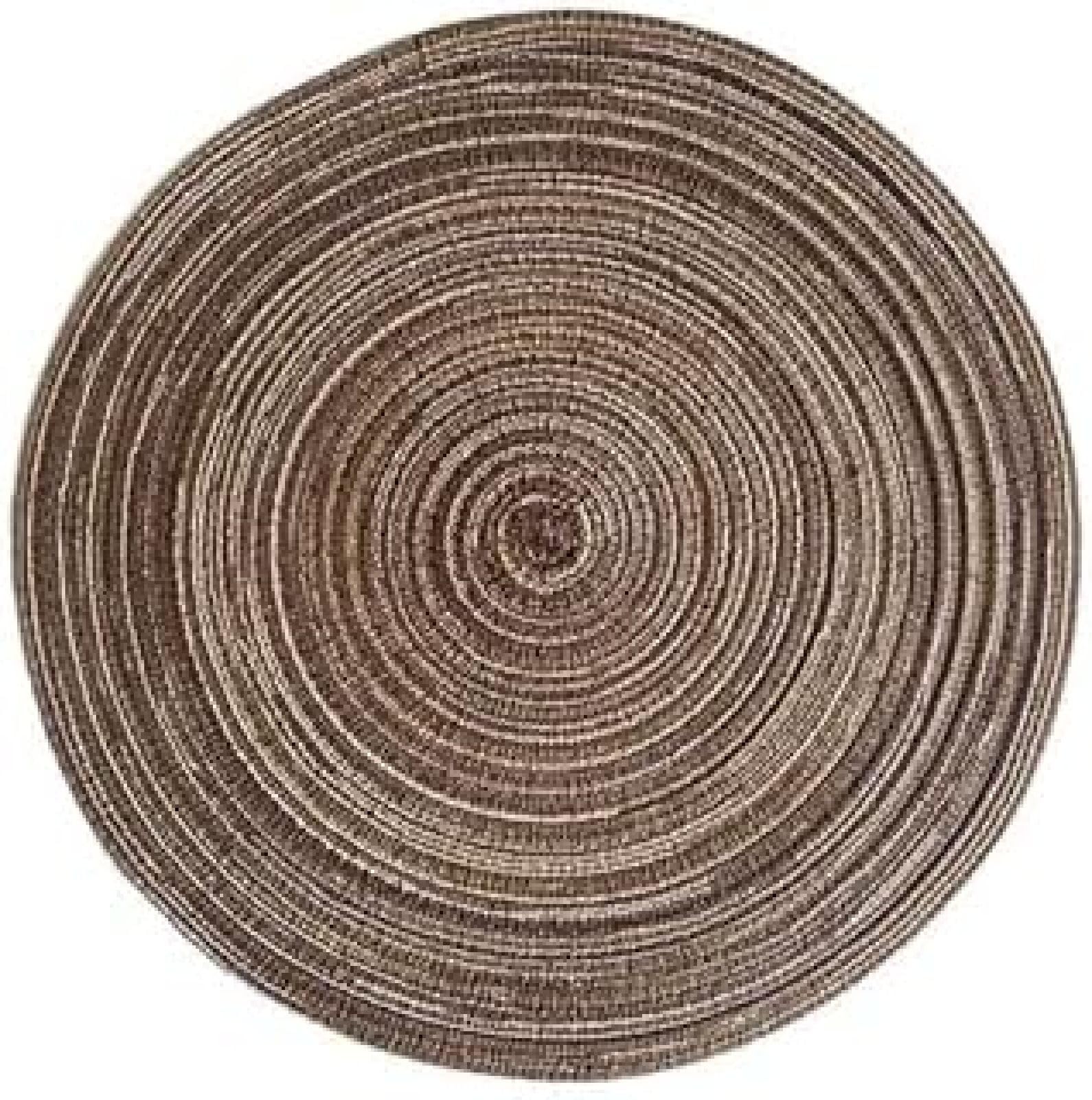 Sets de table en coton tissé haut de gamme à motif de cercles élégants