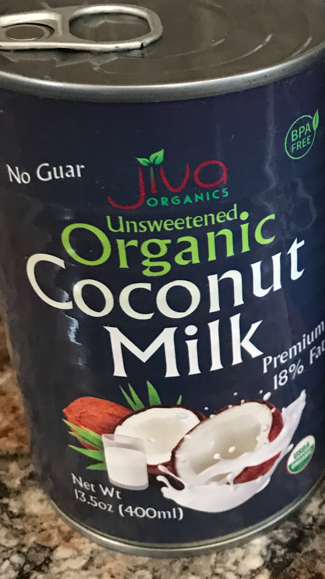 Amazon.com: Jiva Organics Organic Coconut Milk 13.5 Ounce (Pack of 12 ...