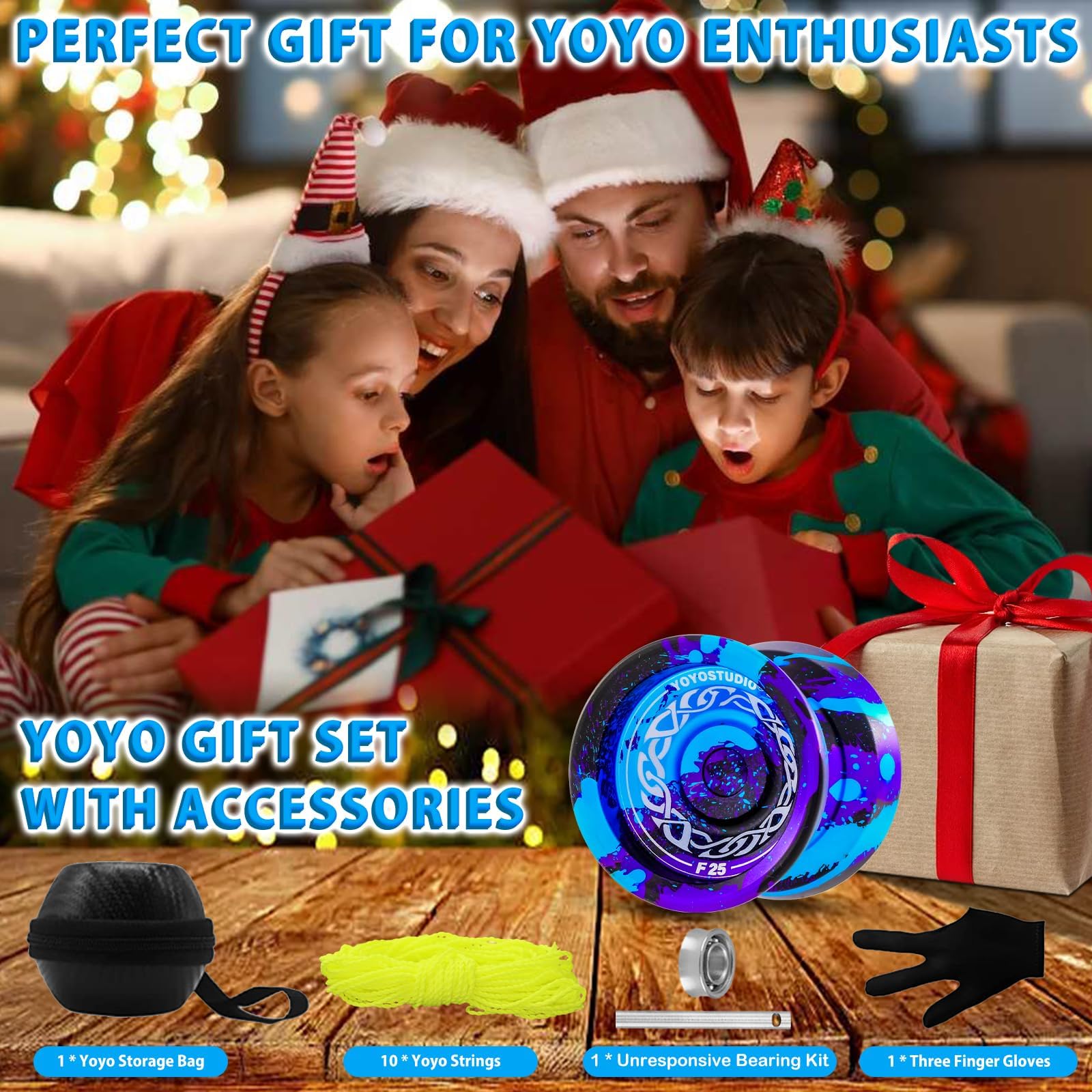 ★リクエスト品★　ヨーヨージャム　スピーダー　Xmas版 Amazon | YOYOSTUDIO F25 フィンガースピン ヨーヨー