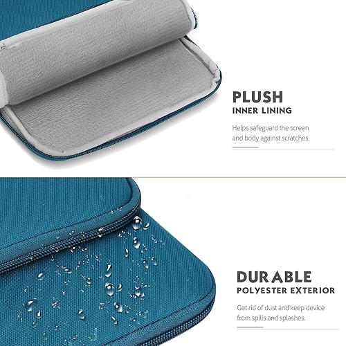 Miniatura 3 de MoKo Funda de transporte para tablet de 9 a 11 pulgadas con bolsillos de almacenamiento para iPad Air 5 de 10.9 pulgadas 2022, iPad Pro 11 20212020,