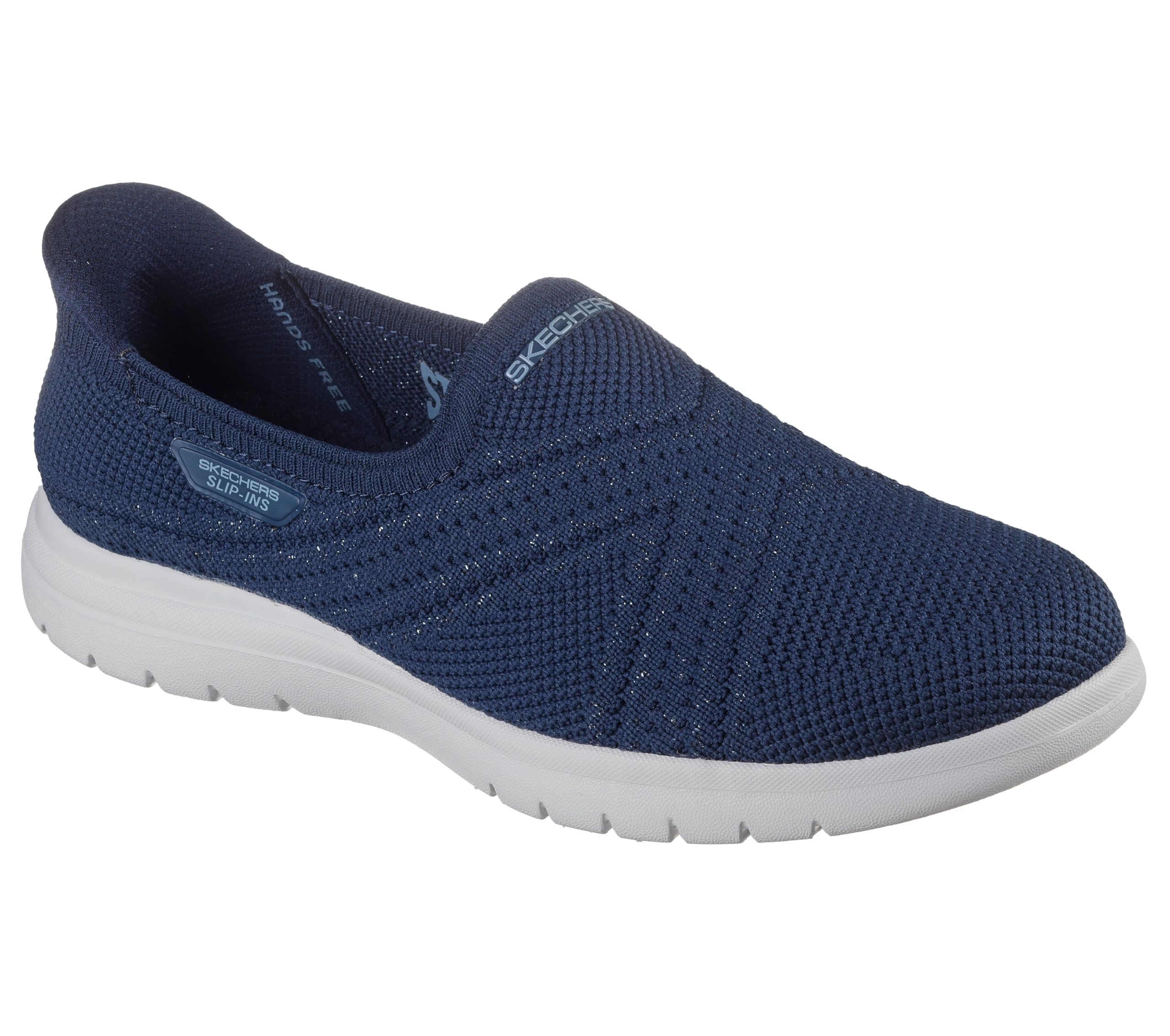 Skechers Women's On-The-Go Flex Excellency Slip-in Trainers, Navy Textile, 9 UK