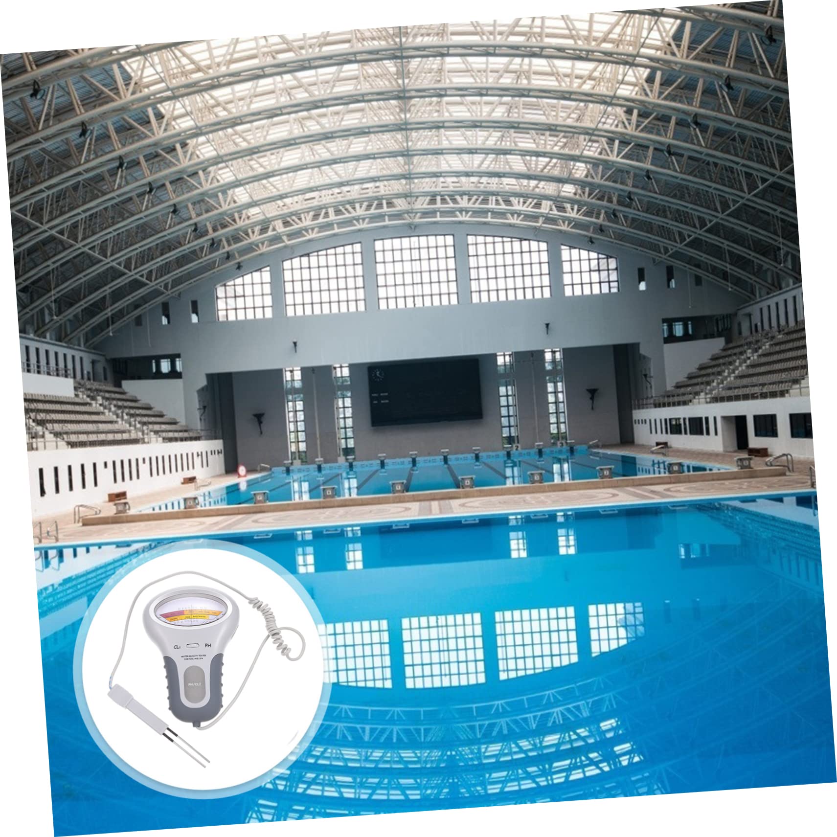 Lot De 4 Testeurs Deau De Piscine Ph-mètre Pour Spa Matériau Abs Partage En Famille