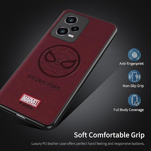 Miniatura 4 de IRON SPIDER Funda para Xiaomi Redmi Note 12 Pro+ Plus 5G, con personaje de superhéroe compatible con Xiaomi Redmi Note 12 Pro+ Plus Funda de cuero