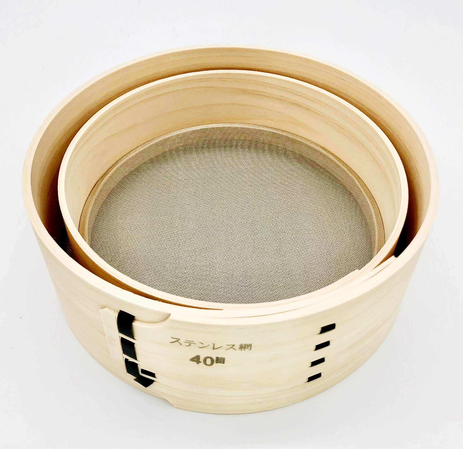 Amazon｜玉日本 そば打ち用粉ふるい ステン網 2個ｾｯﾄ（180mm浅型：60