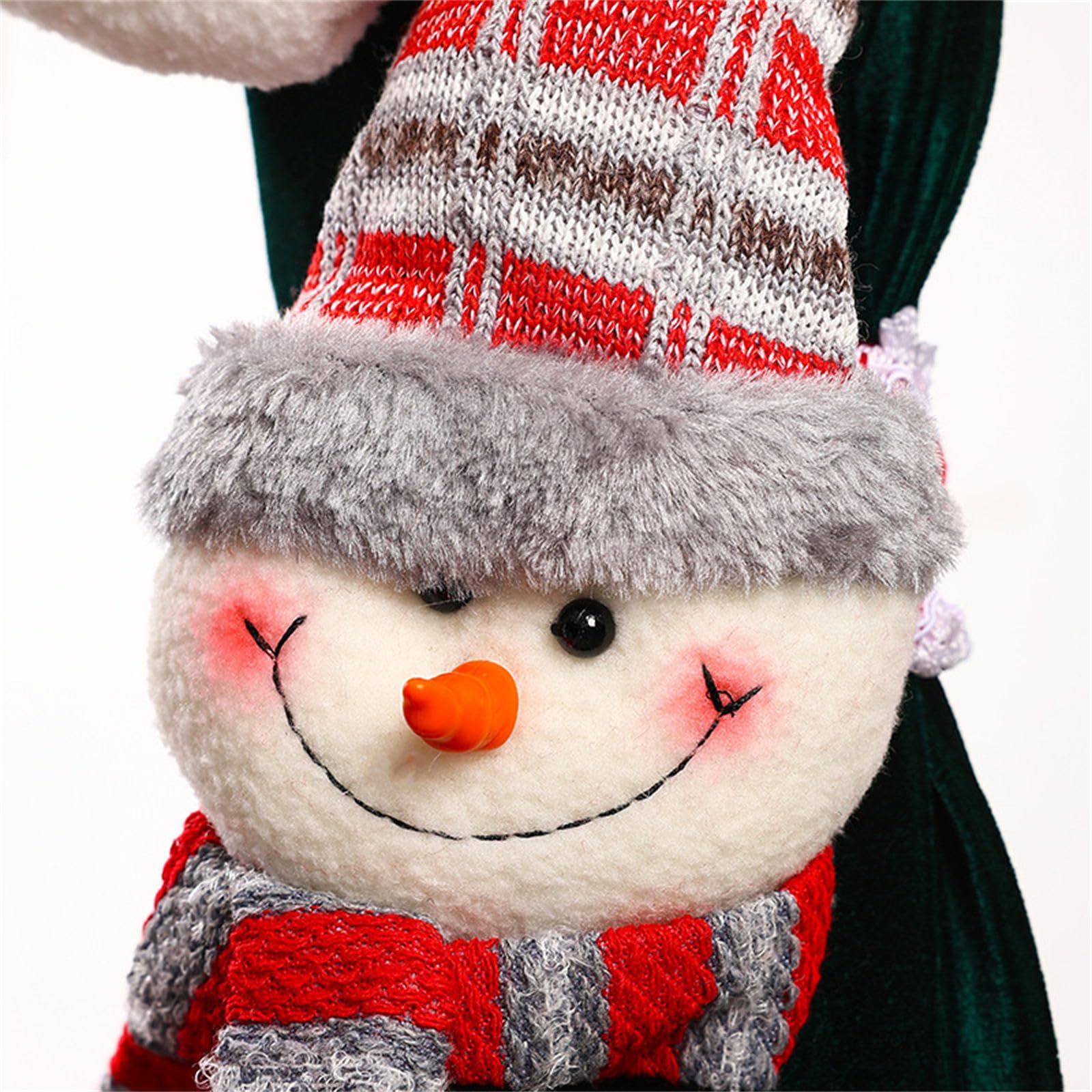 Amazon.co.jp: ZYKEJJDDAK クリスマスカーテンバックル 雪だるま