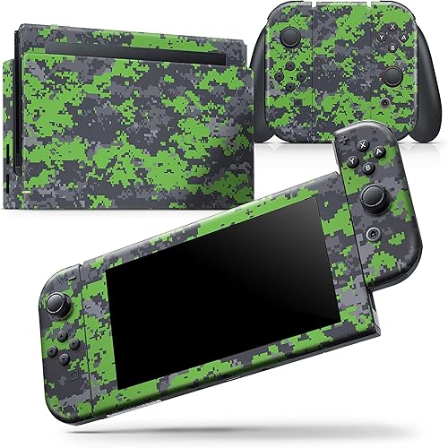 Design Skinz - Compatible con Nintendo Switch Console Bundle - Calcomanía protectora de vinilo extraíble resistente a los arañazos - Camuflaje