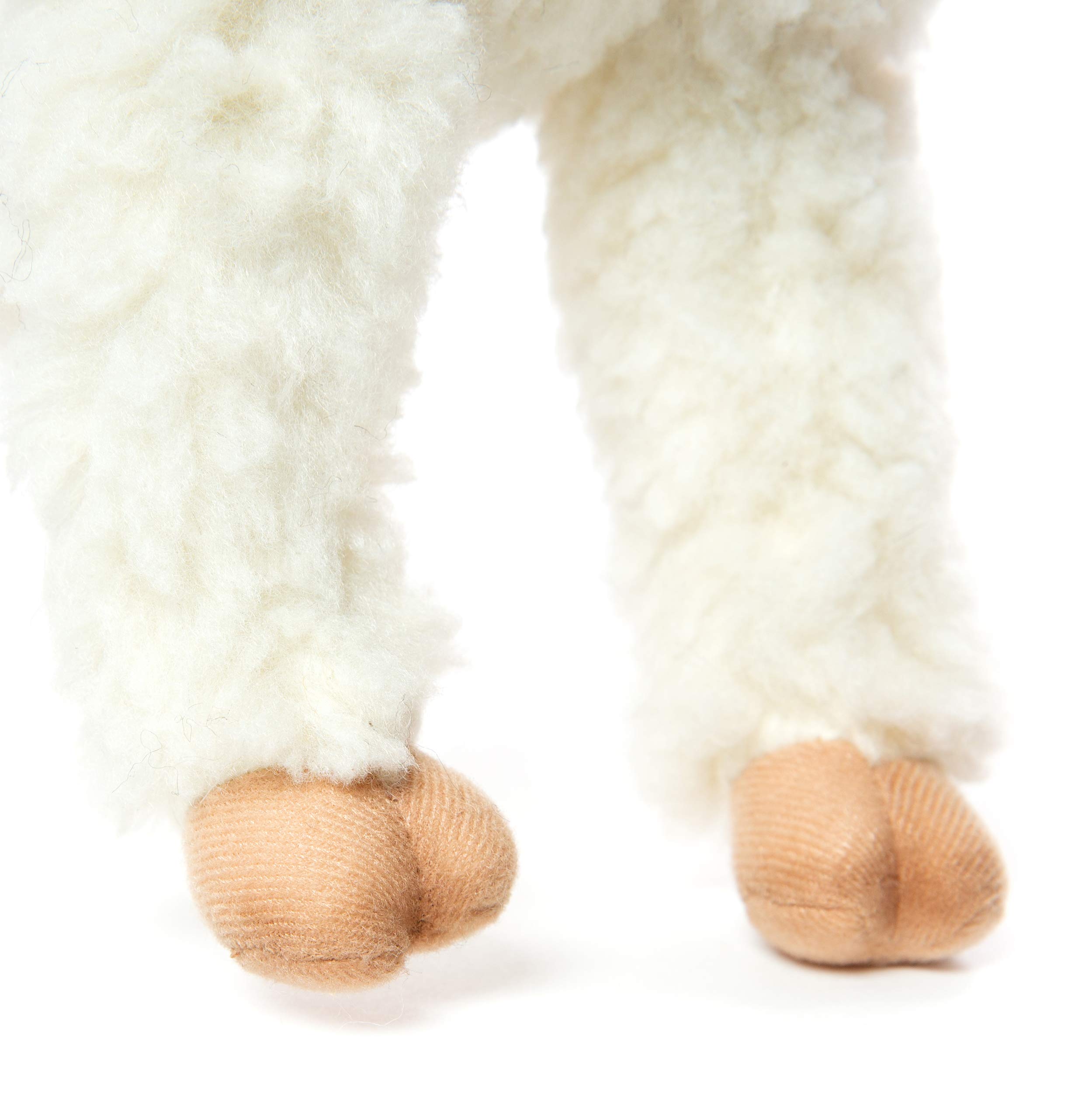 Hansa - Peluche de Cordero Blanco, 4 Patas de 28 cm