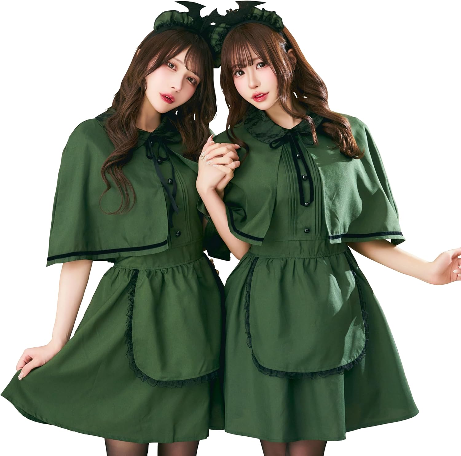 クリアストーン(Clearstone) コスプレ ハロウィン 洋館メイドミニ レディース M グリーン メイド クリアストーン(Clearstone) コスプレ ハロウィン 洋館メイドミニ レディース M グリーン