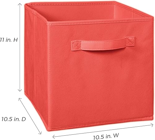 Miniatura 5 de Cajón de tela cúbico ClosetMaid 11469, morado, empaque de 2