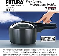 Vista 3 de Olla a presión FUTURA, 2 litros, gris