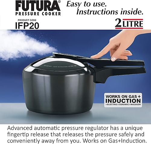 Miniatura 9 de FUTURA Olla a presión, 4 litros, gris