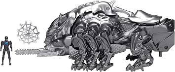 Power Rangers Movie Mastodon Battle Zord with Black Ranger Figure - Megazord Action Toys - Functioning Catapult - Black Ranger Fits Inside - Collect Them All and Build the Megazord