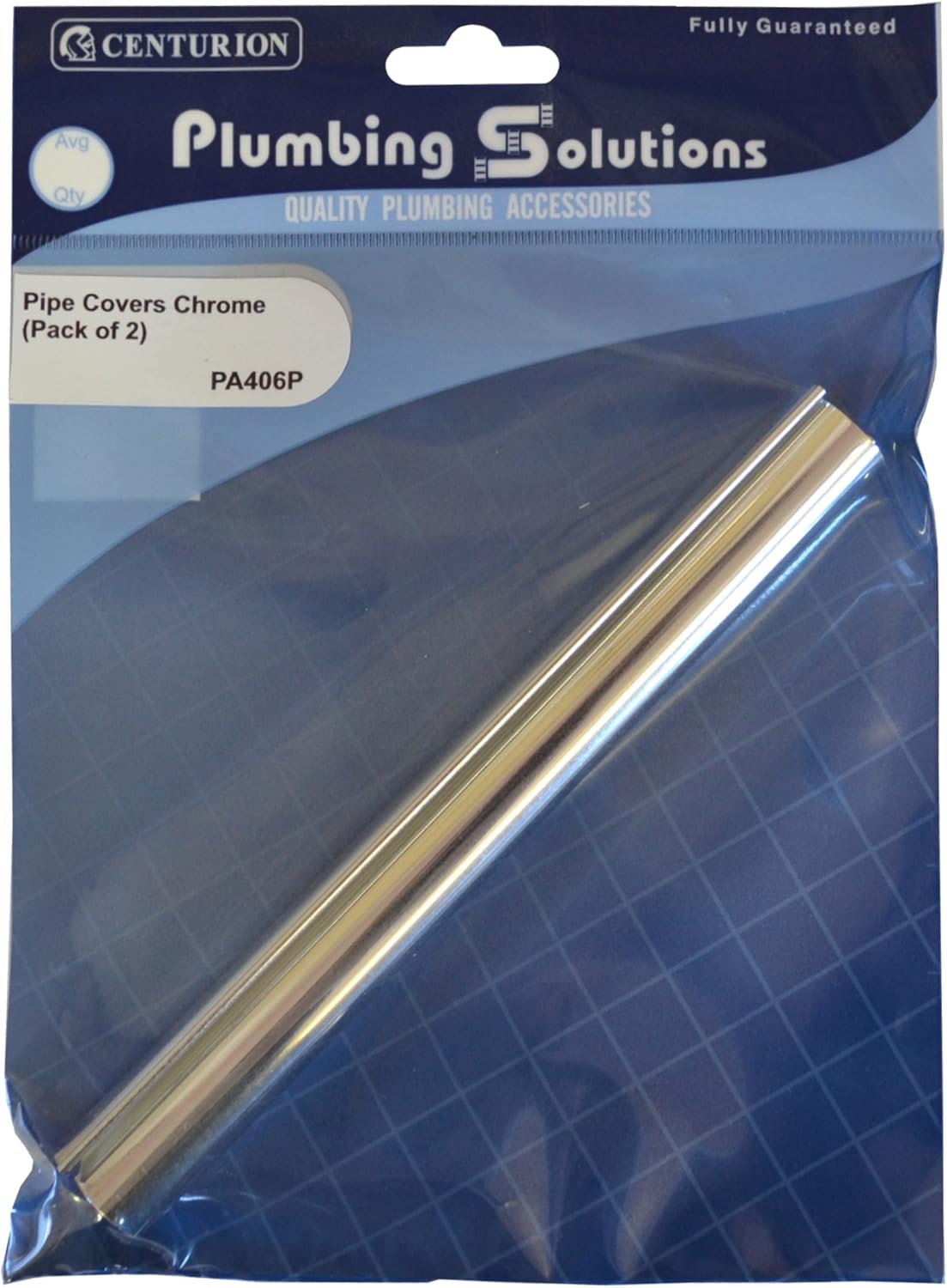 Centurian Pipe Covers Chrome Pack of 2