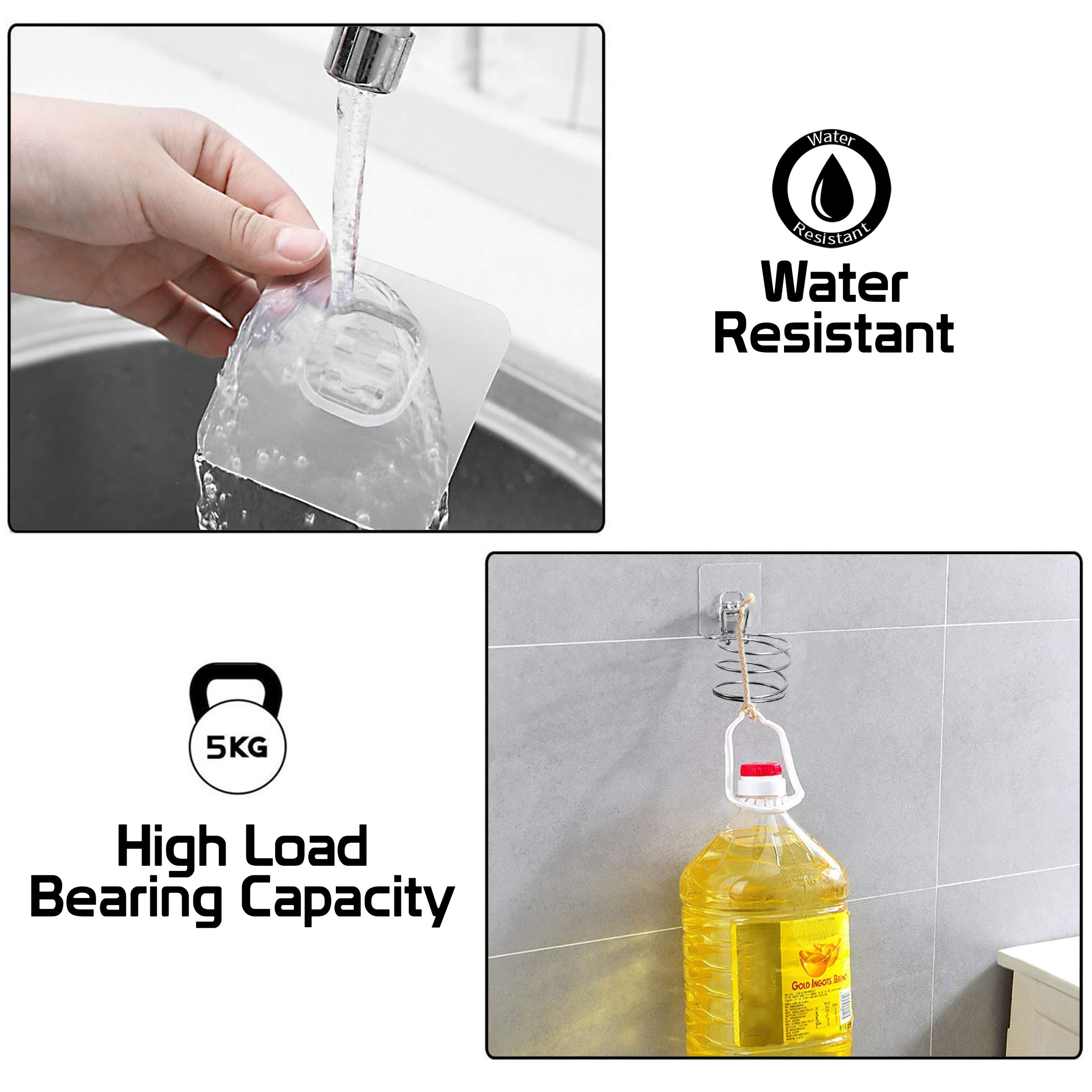 HOKIPO Hair Dryer Holder - Wall Mount Organizer -6